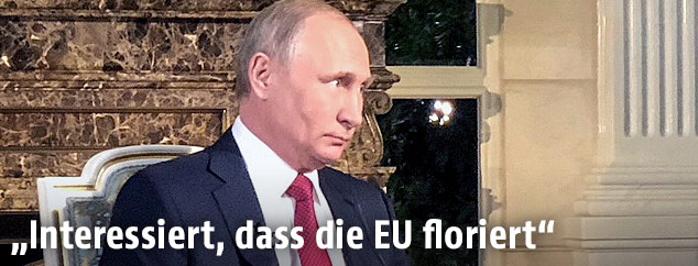 Russlands Präsident Wladimir Putin im Interview mit Armin Wolf
