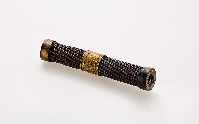 © Deutsches Historisches Museum, Berlin Schaustück des ersten Transatlantikkabels, 1858