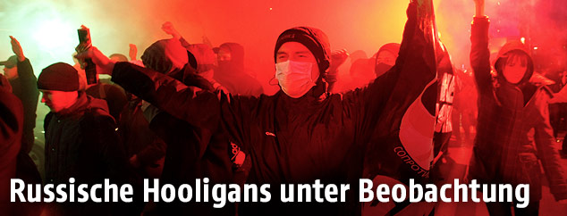 Russische Fu&szlig;ballfans