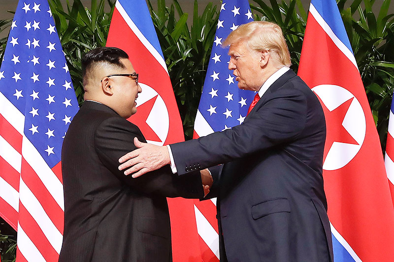 © AP/Evan Vucci Kim Jong Un und Donald Trump