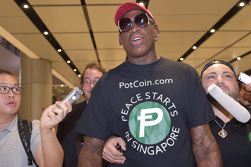 © APA/AFP/Adek Berry Dennis Rodman