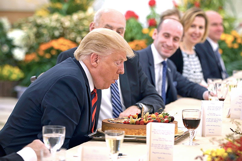 © AP/Ministry of Communications and Information Singapore Präsident Donald Trump