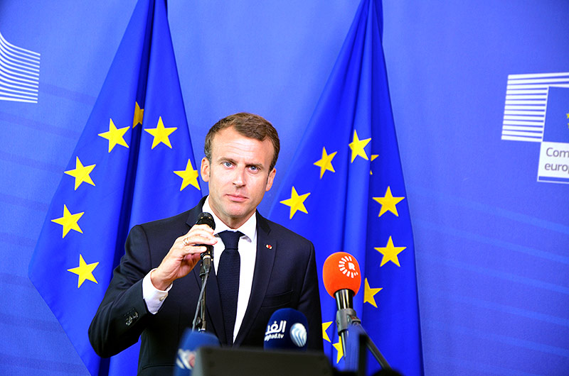 © ORF.at/Peter Prantner Der fränzösiche Präsident Emmanuel Macron