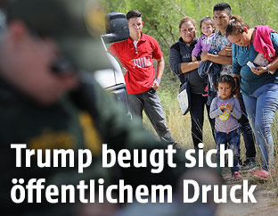 Fl&uuml;chtlingsfamilie