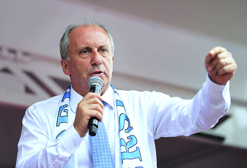© AP/CHP Press Service Der türkische Präsidentschaftskandidat Muharrem Ince