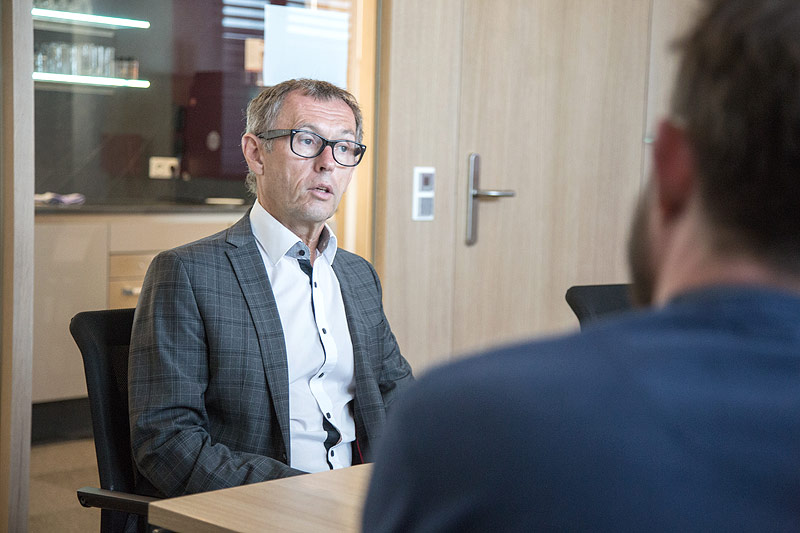 © ORF.at/Lukas Krummholz Efko-Geschäftsführer Klaus Hraby