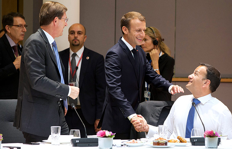 © AP/Virginia Mayo Der französische Präsident Emmanuel Macron