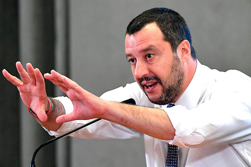© AP/Ettore Ferrari Italiens Innenminister Matteo Salvani