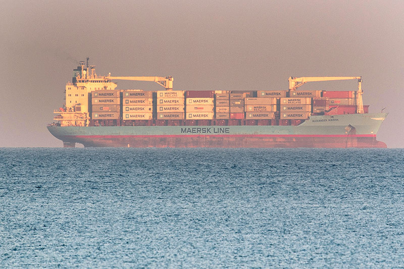 © AP/Salvatore Cavalli Containerschiff "Alexander Maersk"