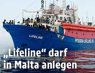 Deutsches Rettungsschiff "Lifeline"