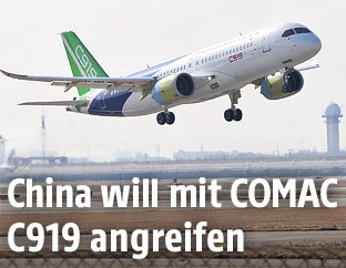 Comac C919 der Luftfahrtgesellschaft Comac