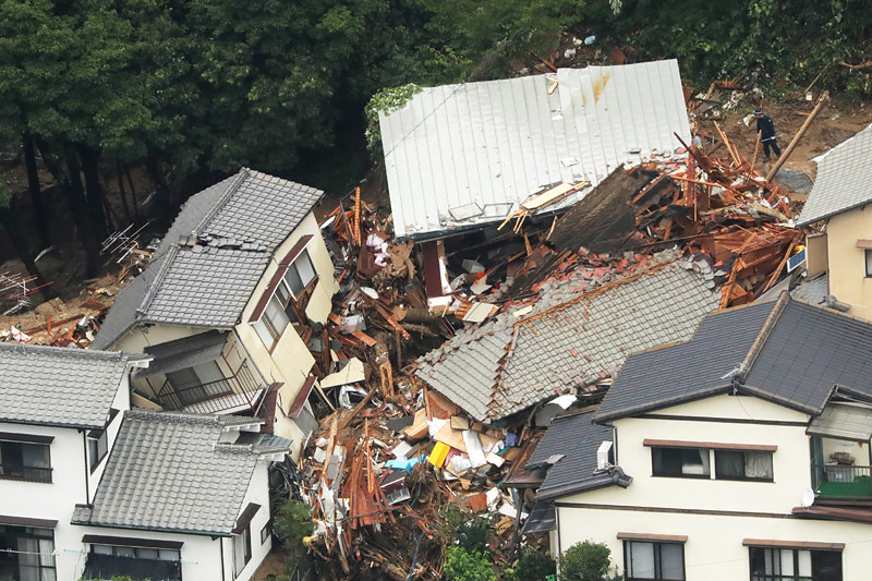 © APA/AFP Überschwemmung in Japan