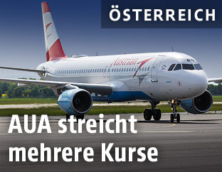 Flugzeug der Austrian Airlines