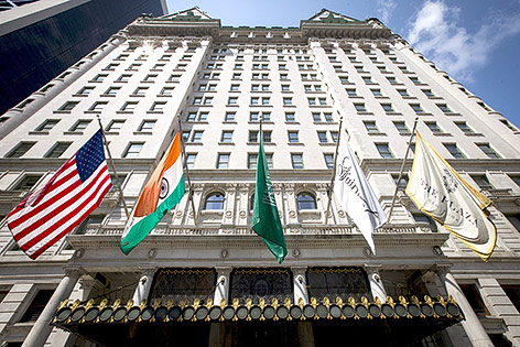 © Reuters/Brendan McDermid Plaza Hotel in New York