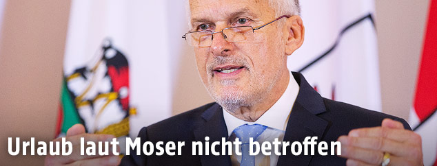 Justizminister Josef Moser