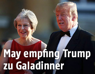 Britische Premierministerin Theresa May und US-Präsident Donald Trump