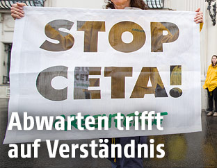 CETA-Plakat
