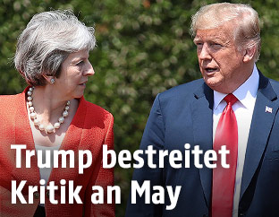 Theresa May und Donald Trump