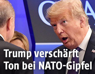 US-Präsident Donald Trump am NATO-Gipfel