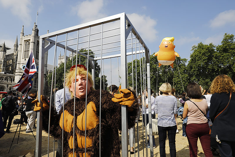 Demo gegen Trump in London