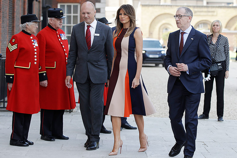 Melania Trump und Philip May