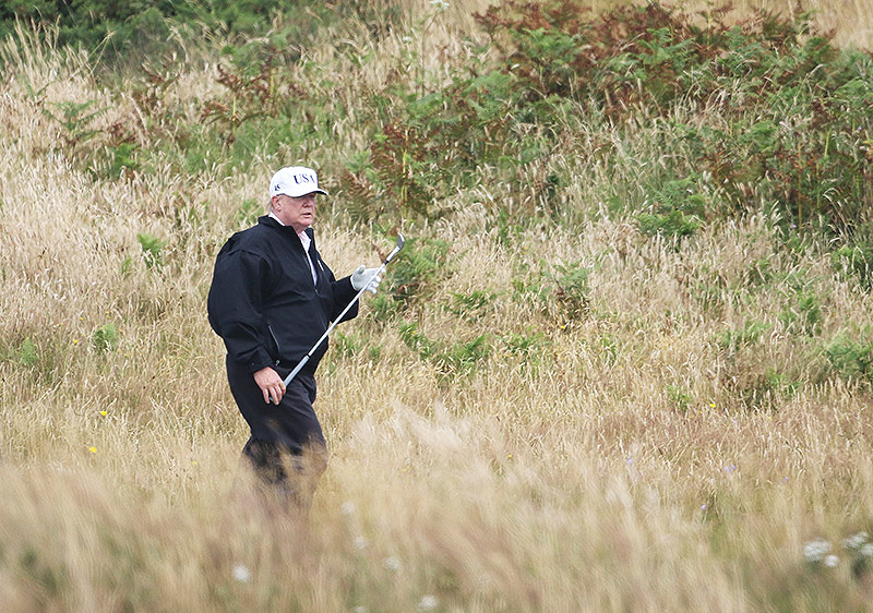 © AP/Peter Morrison US-Präsident Donald Trump