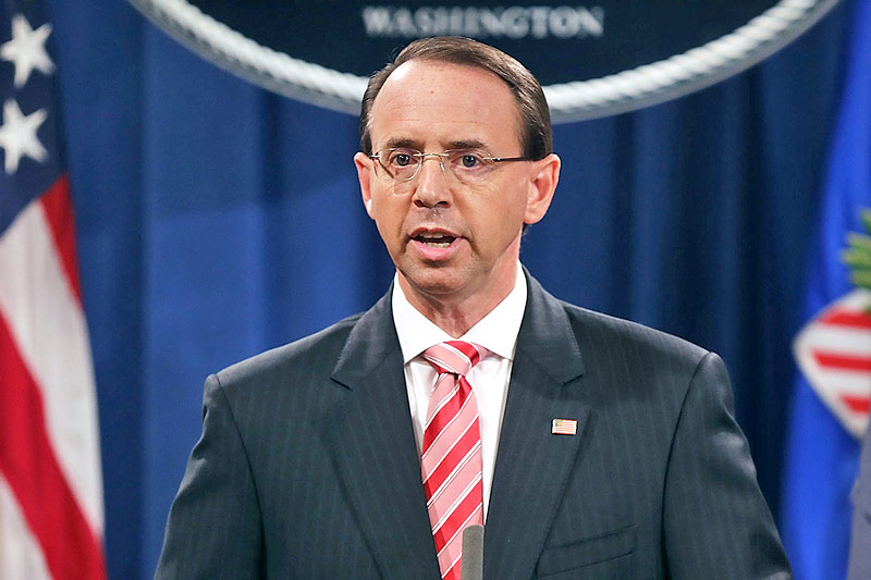 © APA/AFP/Getty Images/Chip Somodevilla US-Vizejustizminister Rod Rosenstein