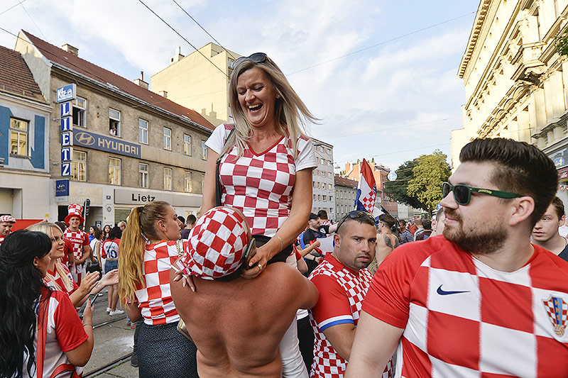 © APA/Herbert Neubauer Kroatische Fans
