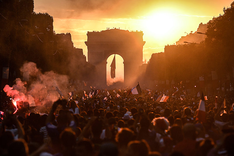 © APA/AFP/Eric Feferberg Französische Fans