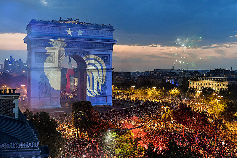 © APA/AFP/Gerard Julien Französische Fans
