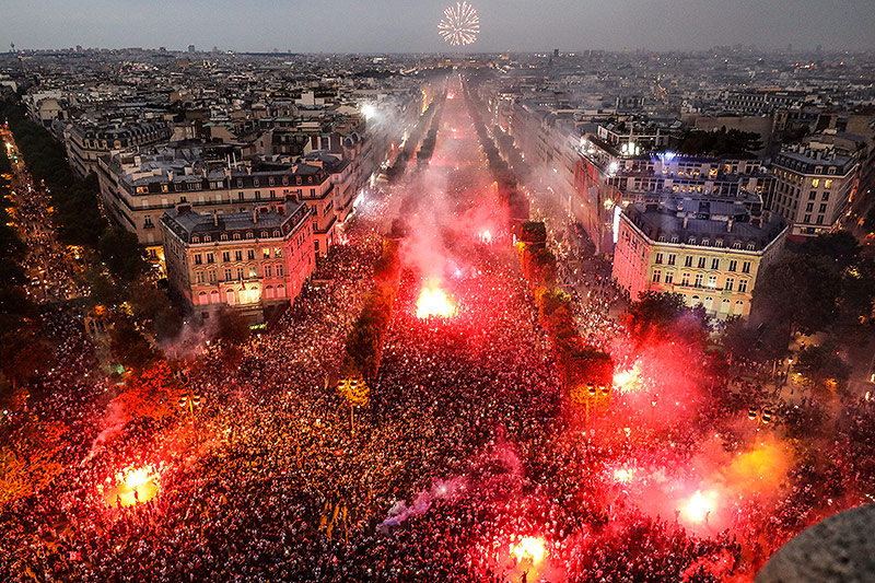 © APA/AFP/Gerard Julien Französische Fans