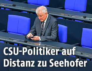 Der deutsche Innenminister Horst Seehofer