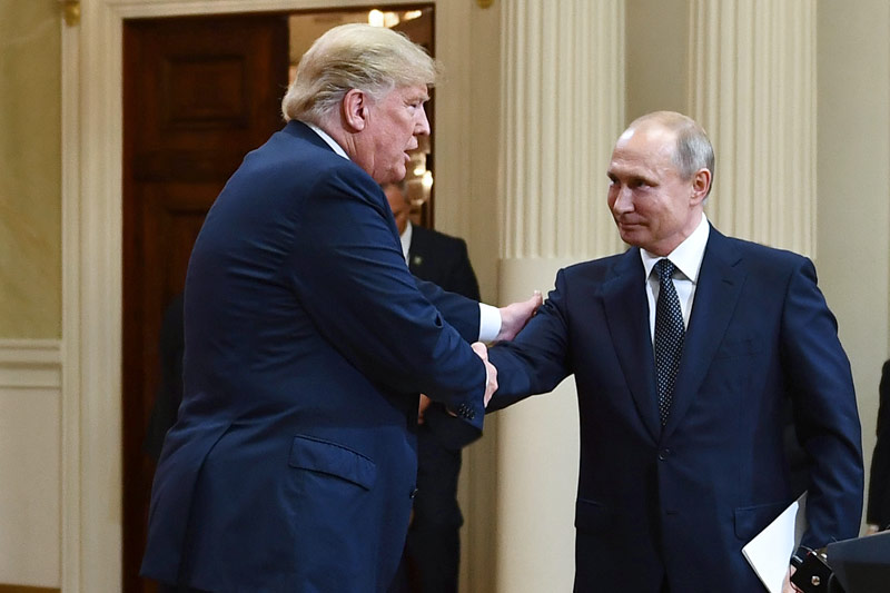 US-Präsident Donald Trump und Russlands Präsident Vladimir Putin