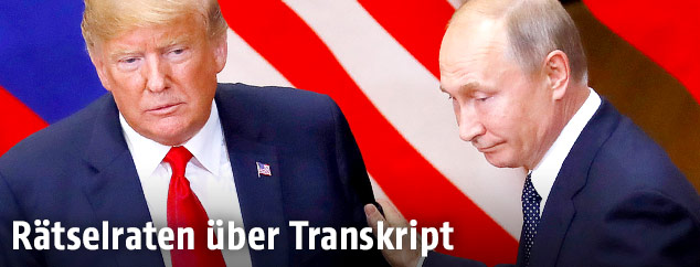 US-Präsident Donald Trump und Russlands Präsident Vladimir Putin
