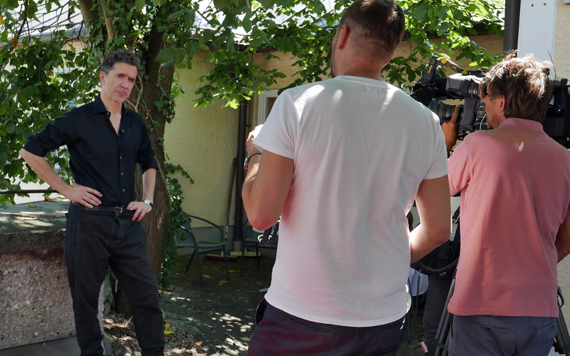 Romeo Castellucci beim Interview