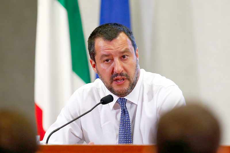 Der italienische Innenminister Matteo Salvini