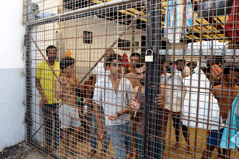 Flüchtlingslager in Libyen