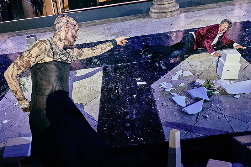 © Salzburger Festspiele/Matthias Horn Szene aus "Jedermann"