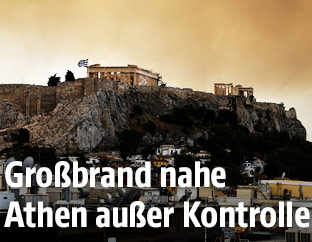 Brand nahe Athen