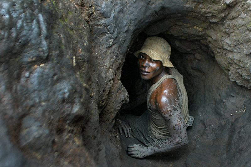 © AP/Schalk van Zuydam Kobaltmine im Kongo