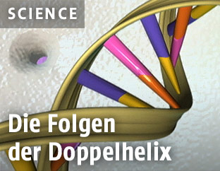 Künstlerische Darstellung der DNS-Doppelhelix