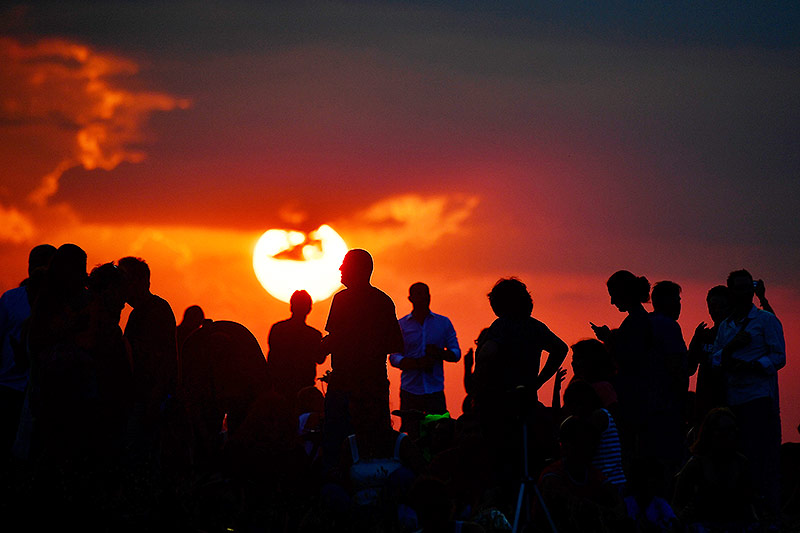 © APA/AFP/Tobias Schwarz Blutmond in Berlin