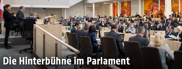 Überblick einer Nationalratssitzung