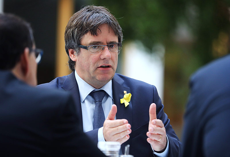 Der katalanische Separatistenführer Carles Puigdemont