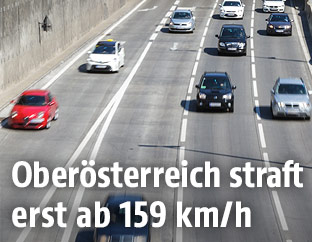 Autos auf Autobahn