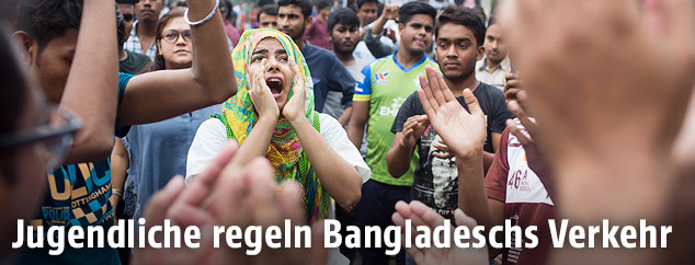 Demo in Dhaka, Bangladesh