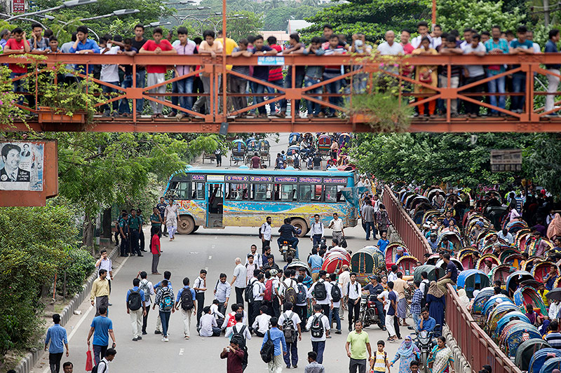 © AP/A. M. Ahad Demo in Dhaka, Bangladesh