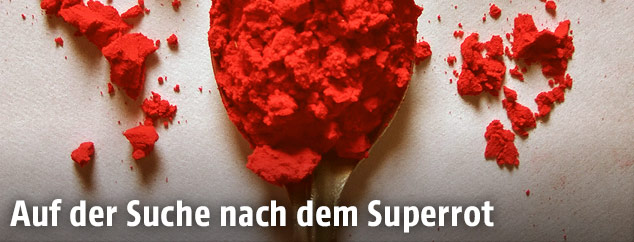 Rotes Farbpigment