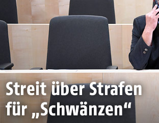 Leere Sitze im Nationalrat