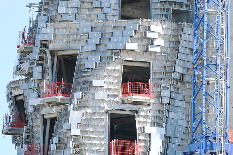 Baustelle am LUMA foundation Tower in Arles